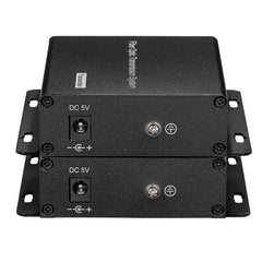 Unbalanced RCA Audio over Fiber Converters- ST Optical module,SM 20Km 1 Pair