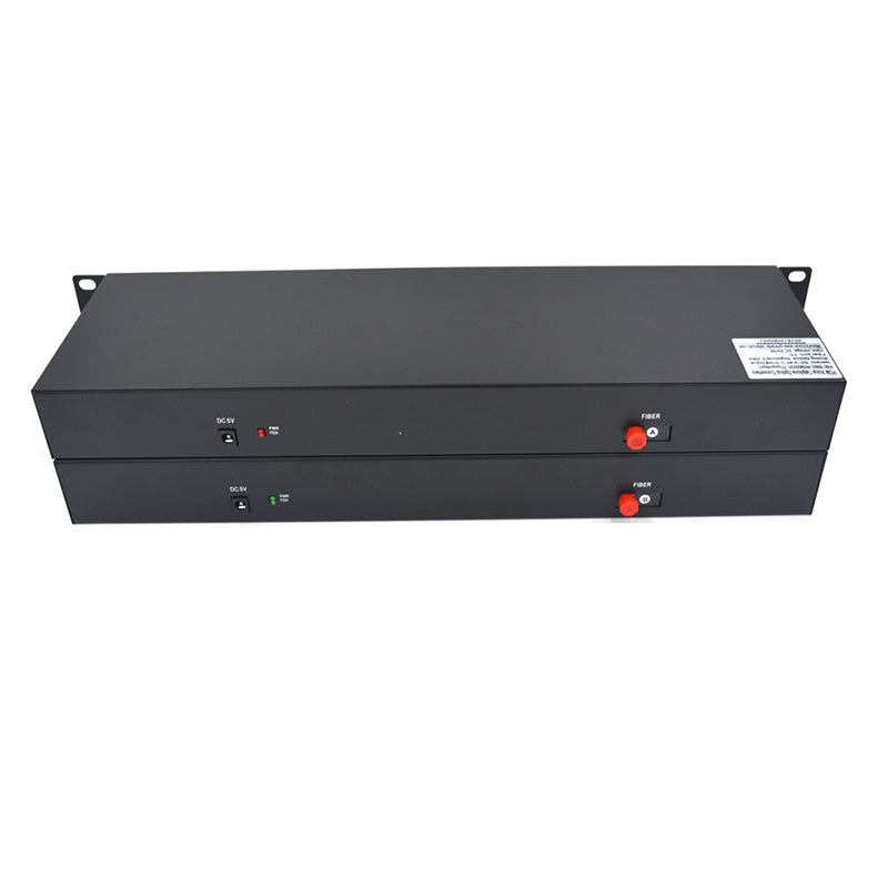 32 port Pots Telephones 100M Ethernet to Fiber Extenders 1 Set - PBX Phone Lines POTS Over Fiber Optic Converter,Single Mode 20Km And Multimode 500m, Support Called Id, Ring And Fax