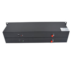 32 port Pots Telephones 100M Ethernet to Fiber Extenders 1 Set - PBX Phone Lines POTS Over Fiber Optic Converter,Single Mode 20Km And Multimode 500m, Support Called Id, Ring And Fax