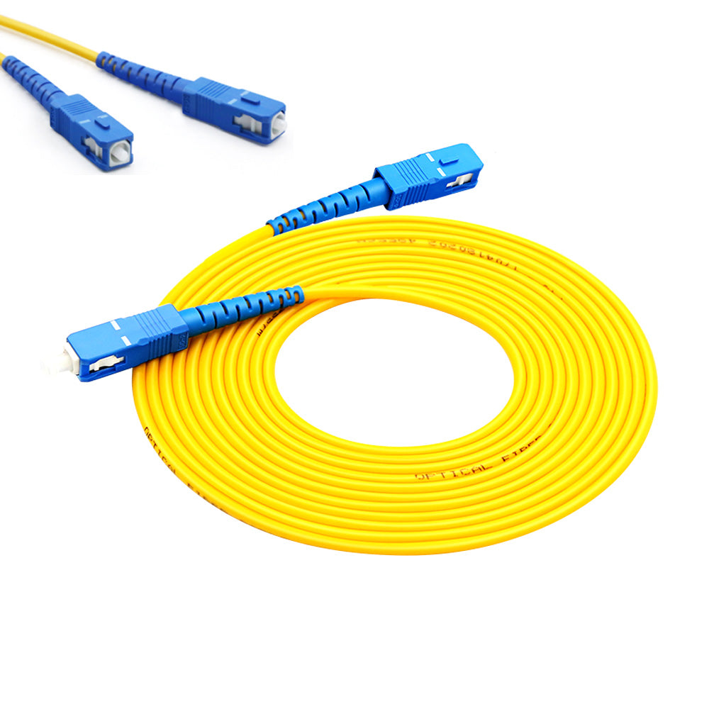 SC/UPC to SC/UPC Fiber Optic Cable Jumper Optical Patch Cord Simplex Single-Mode 9/125
