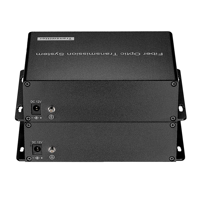 2 XLR Balanced Audio Over Fiber Optic Extender Singlemode Fiber up 20Km LC SFP Include Uncompressed No delay Professional grade Crystal Clear Sound