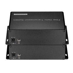 2 XLR Balanced Audio Over Fiber Optic Extender Singlemode Fiber up 20Km LC SFP Include Uncompressed No delay Professional grade Crystal Clear Sound