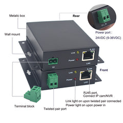 2PCS Ethernet Over Twisted Pair Extender Up To 1Km, Ethernet over Telephone line Cat 5e For HD Network IP Camera Webcam