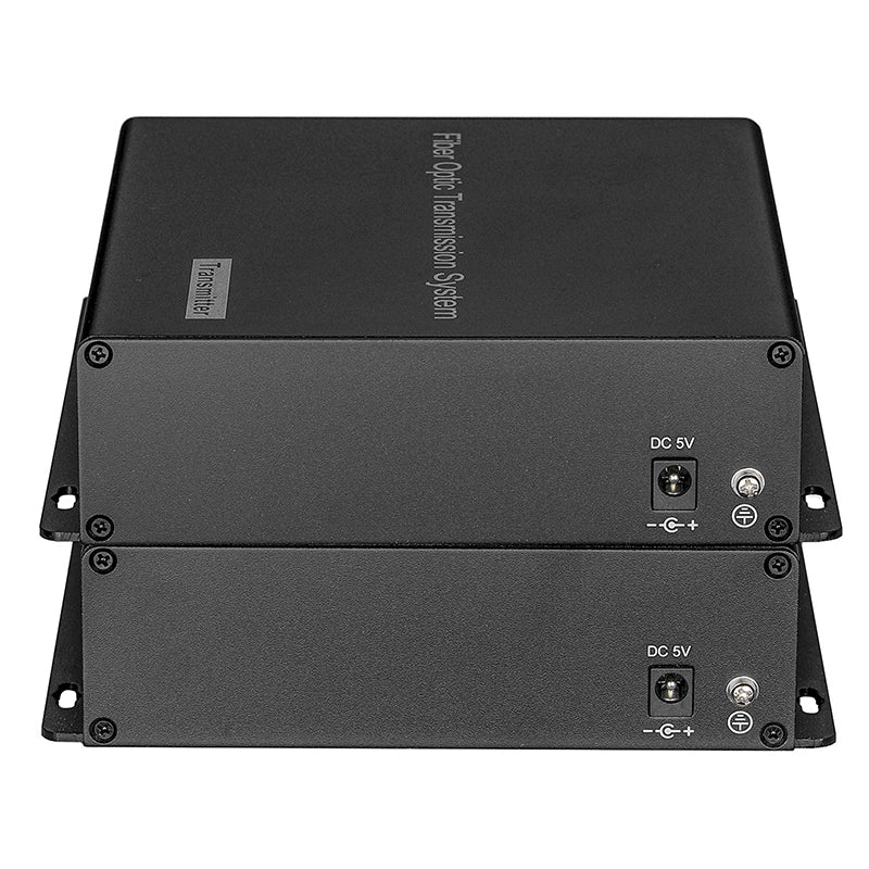 8 port BIDI RCA Audio Fiber Converters 8 in 8 out -Unbalanced RCA Analog Audio over fiber extender 1 pair