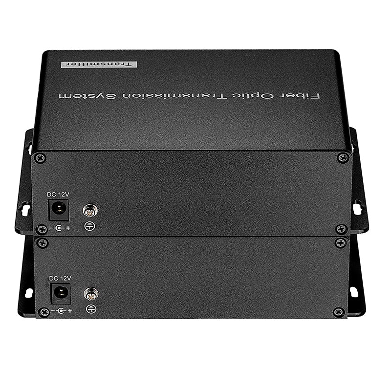 2 Bidirectional  XLR Balanced Audio Over Fiber Optic Extender Singlemode Fiber up 20Km LC SFP Include Uncompressed No delay Professional grade Crystal Clear Sound