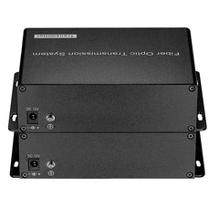 2 Bidirectional  XLR Balanced Audio Over Fiber Optic Extender Singlemode Fiber up 20Km LC SFP Include Uncompressed No delay Professional grade Crystal Clear Sound
