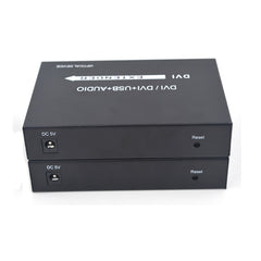 DVI over Fiber Optic Extender with 3.5mm audio, 1080P Full HD DVI Audio Video optical converters,SC Singlemode single fiber Up to 20Km(12.4mi). A set