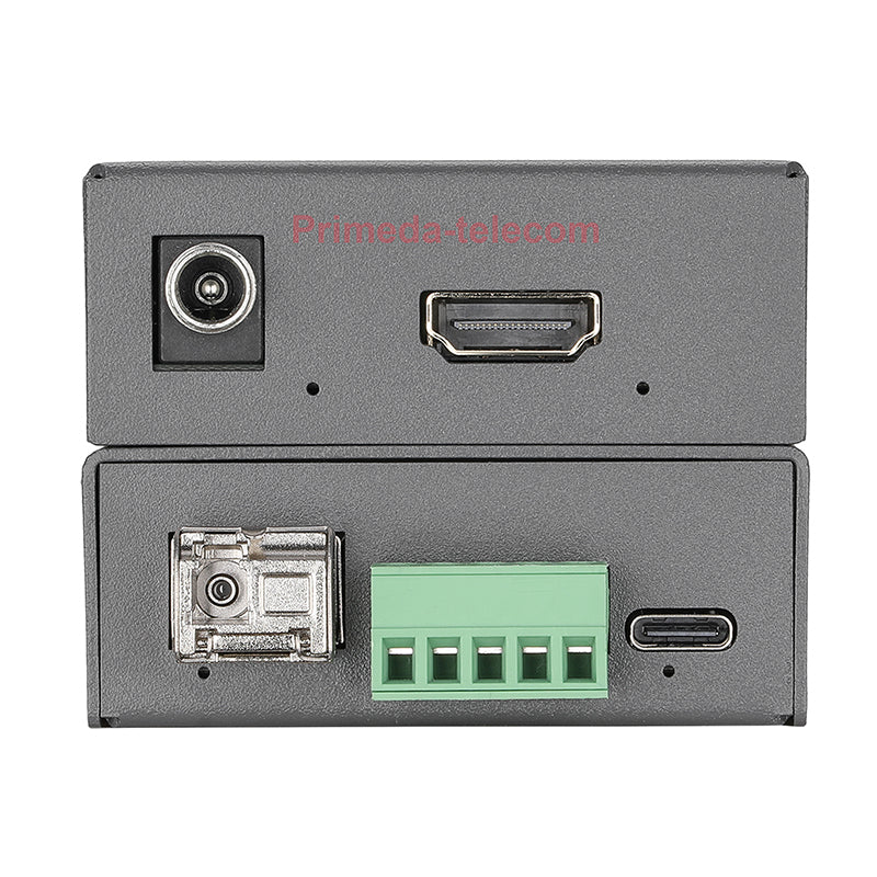 4K@60Hz HDMI Over Fiber Optic Extender 18Gbps High Speed with RS232 SFP LC Singlemode single fiber up 10km Professional broadcast-grade Zero latency