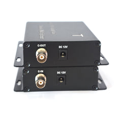 4 HD Video over Coaxial Cable Converter Video to RG59 Coaxial Multiplexer up to 100m for 2MP AHD/CVI/TVI/Analog Cameras A pair