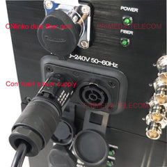 8xBIDI 12G-SDI/XLR Audio/Gig Ethernet over Fiber Optic Converter CNlinko dual fiber singlemode up 10Km Real-Time Video Transmission ,Crystal clear sound ,Custom made