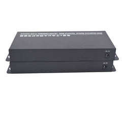 Multifuctional POTS RJ11 Telephone Phone and 4 Independent Gigabit Ethernet Over a Fiber Optic Converter Extender,SC fiber interface,Singlemode 20Km and Multimode 500m