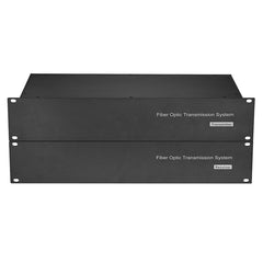 8 Bidirectional XLR Balanced Audio Over Fiber Optic Extender 2U Rack mount- FC/LC/ST Singlemode Fiber up 20Km Uncompressed No delay Professional grade Crystal Clear Sound