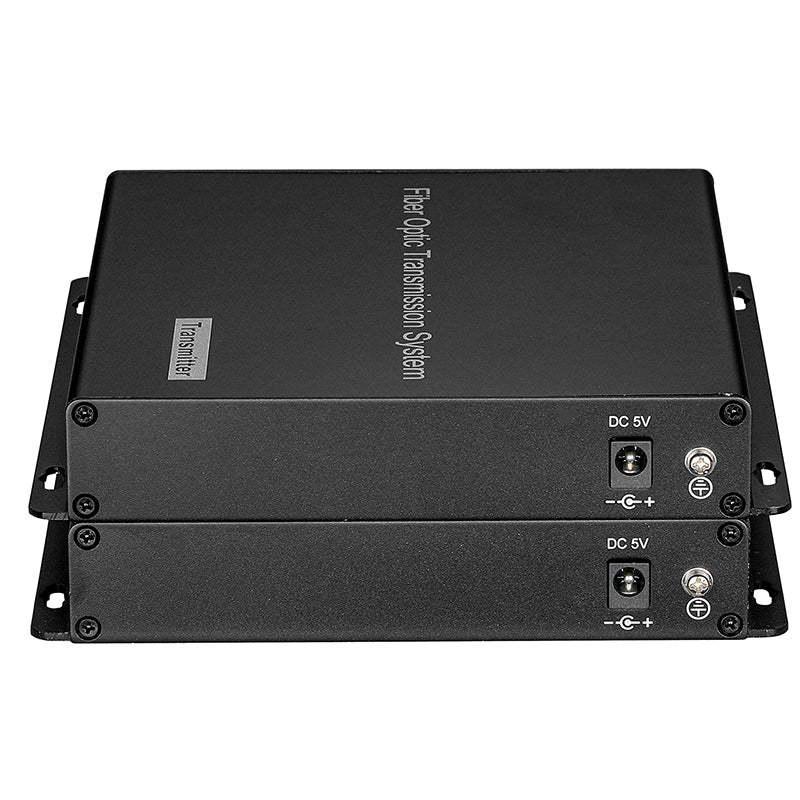 4 port BIDI RCA Audio Fiber Converters,Unbalanced RCA Analog Audio Extender 2 in 2 out