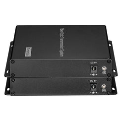 4 port BIDI RCA Audio Fiber Converters,Unbalanced RCA Analog Audio Extender 2 in 2 out