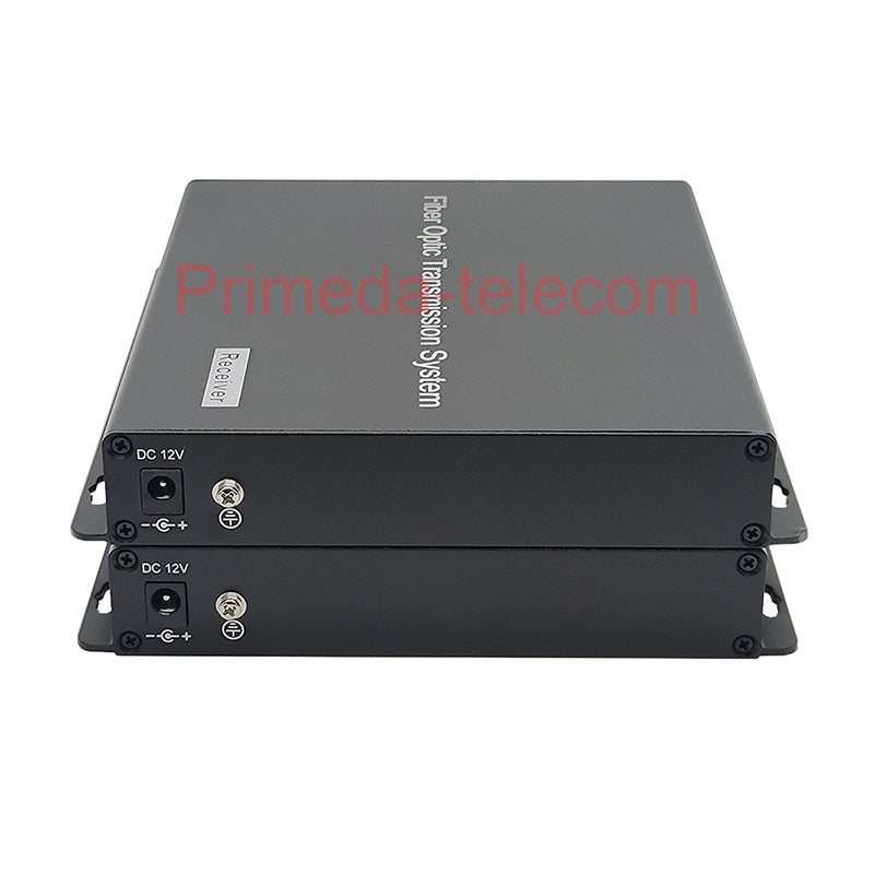 4K 60Hz HDMI/Gigabit Ethernet/ 3.5mm Audio Over Fiber Optic Converters LC Singlemode Up 10Km Uncompressed Lossless for Live TV/TV/PC/Set-top box