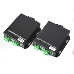 2 channel Bidirectional Contact closure over Fiber optic converters a set- SC Singlemode Fiber up to 20Km, Multimode 500M for Door Open and Door Close,Entry Access Control,Alarm System and More