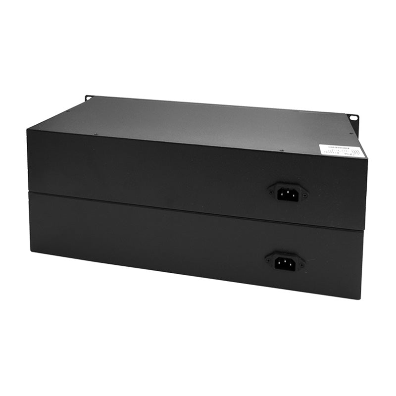 48 Port POTS Telephones And 100M Ethernet Over Fiber Extenders 1 Set - Phone Lines POTS Over Fiber Optic Converter,Single Mode 20Km And Multimode 500m, Support Called Id, Ring And Fax