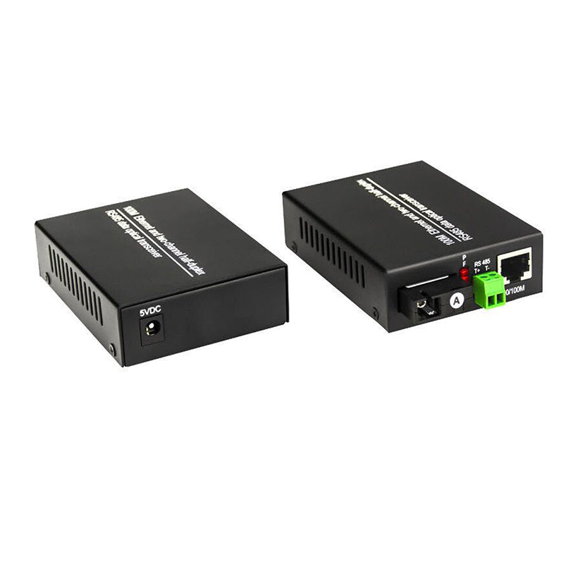 RS485 data and Ethernet over fiber converters -1 Bidirectional RS-485 Fiber extender , Fast Ethernet fiber converters, Singlemode up 20Km,Multimode 500m, A pair