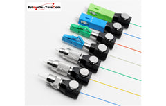 SC ST LC Bare Fiber Round Type Adapter UPC APC Bare Fiber Adapter for Fiber Optic Connection FTTH