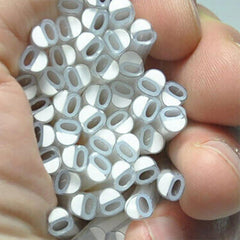 Preshrunk Ribbon Fiber optic fusion splice protection sleeve 40mm Clear 100pcs