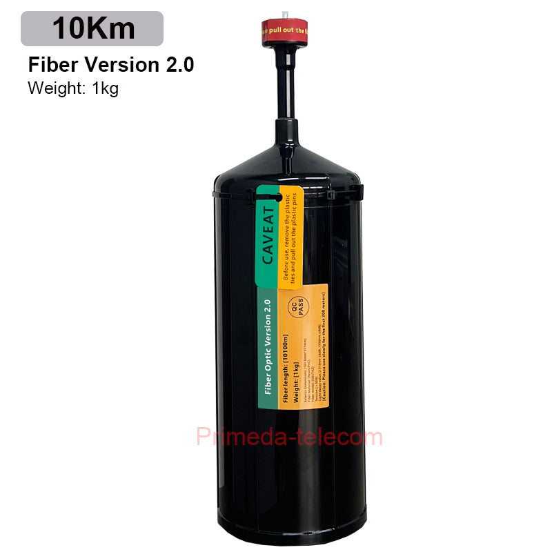 FPV Drones Optical Fiber Image Data Module Relay Extender Optical Link Sky up to 3Km/5Km/10Km/15Km/20km/25Km/30Km of Wired Signal Transmission Anti-Interference