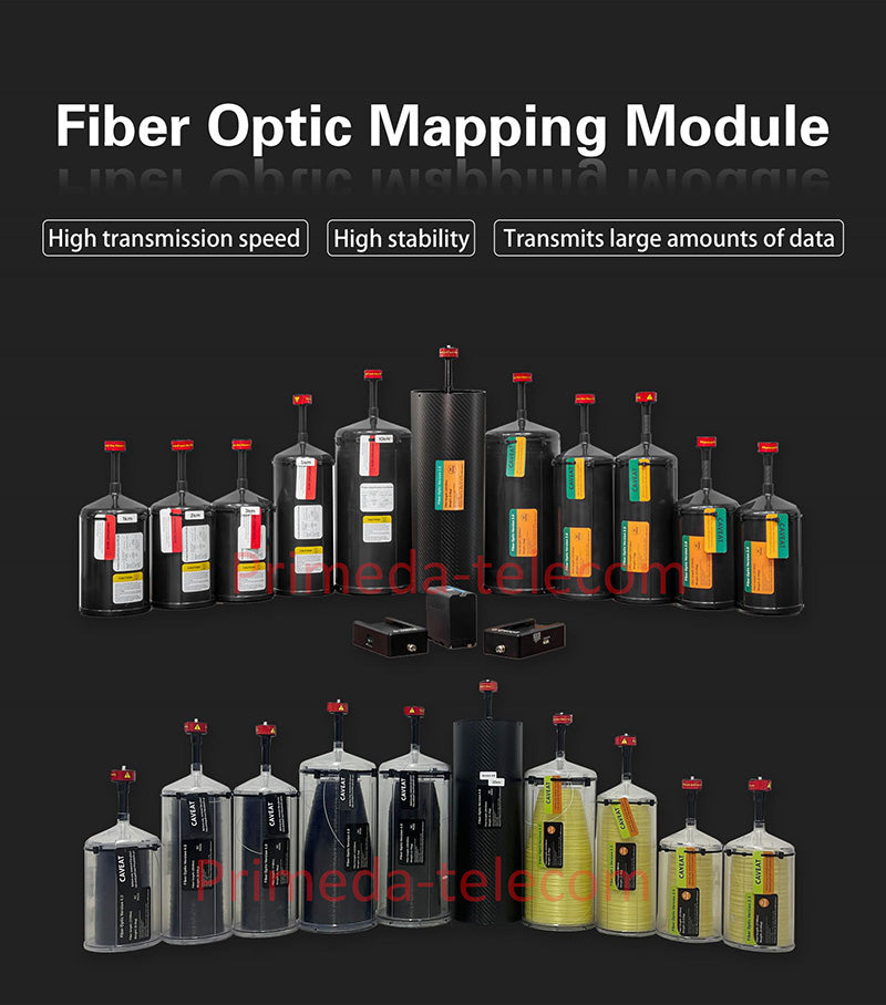 FPV Drones Optical Fiber Image Data Module Relay Extender Optical Link Sky up to 3Km/5Km/10Km/15Km/20km/25Km/30Km of Wired Signal Transmission Anti-Interference