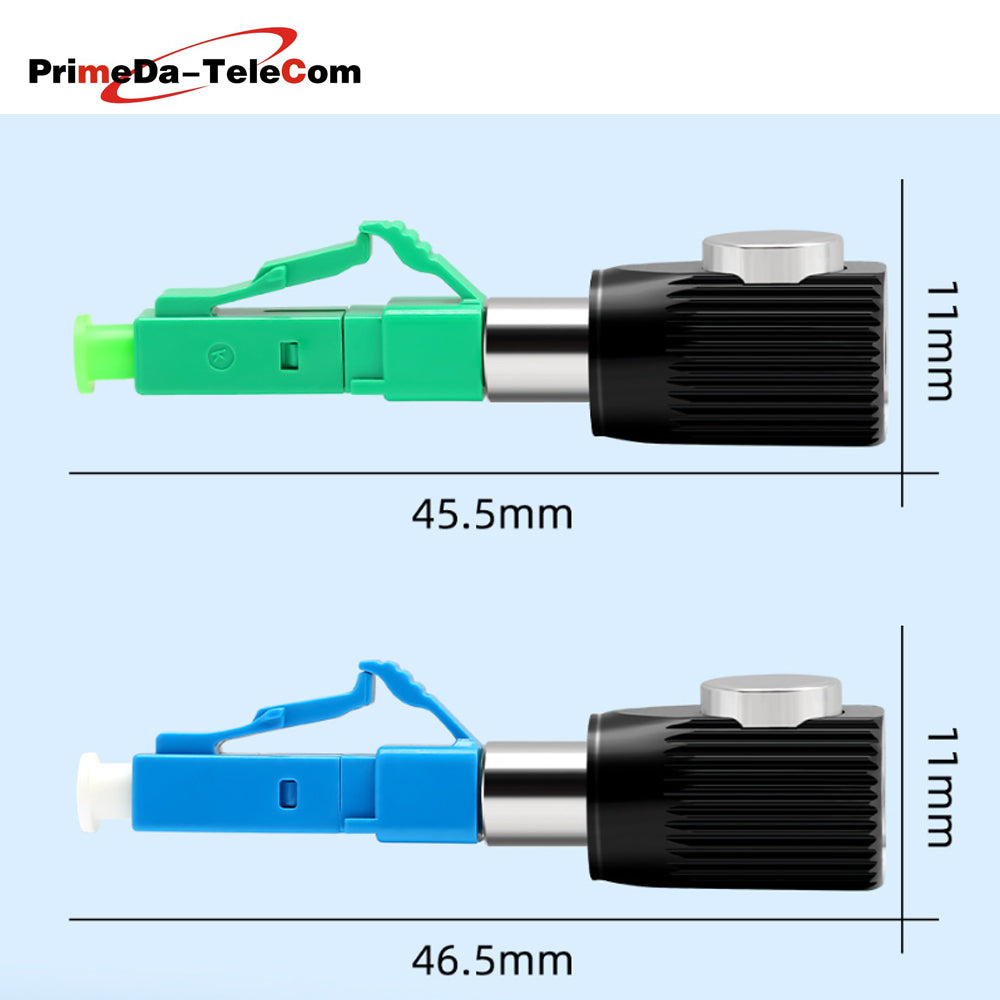 SC ST LC Bare Fiber Round Type Adapter UPC APC Bare Fiber Adapter for Fiber Optic Connection FTTH
