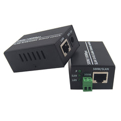 IP Ethernet over Twisted Pair Extenders up to 300M(1000FT),Ethernet Over RJ45 Cat5/6 Network Cable up to 500M (1650FT) for HD Network IP Cameras 2 Pack