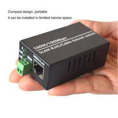 IP Ethernet over Twisted Pair Extenders up to 300M(1000FT),Ethernet Over RJ45 Cat5/6 Network Cable up to 500M (1650FT) for HD Network IP Cameras 2 Pack