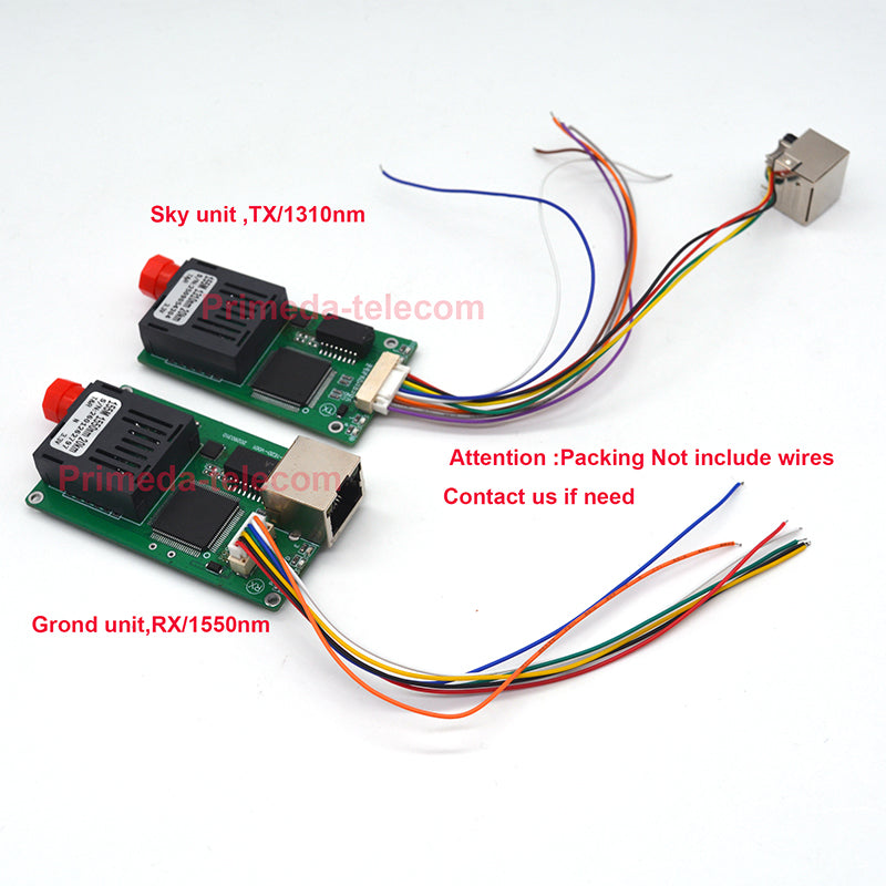 1 IP Network 2 TTL CRSF/SBUS over Fiber Optic Converter digital TX 1310nm/RX 1550nm , FC Singlemode Fiber 20km 40Km 60Km DC6-26V High Speed TTL up 460Kb/S, Anti-interference