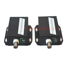 IP Network over Coax coaxial Extender RJ45 Ethernet by Coax Cable Up 300m for elevator monitoring, Support 720P, 960P, 1080P HD IP Network Cameras,2PCS
