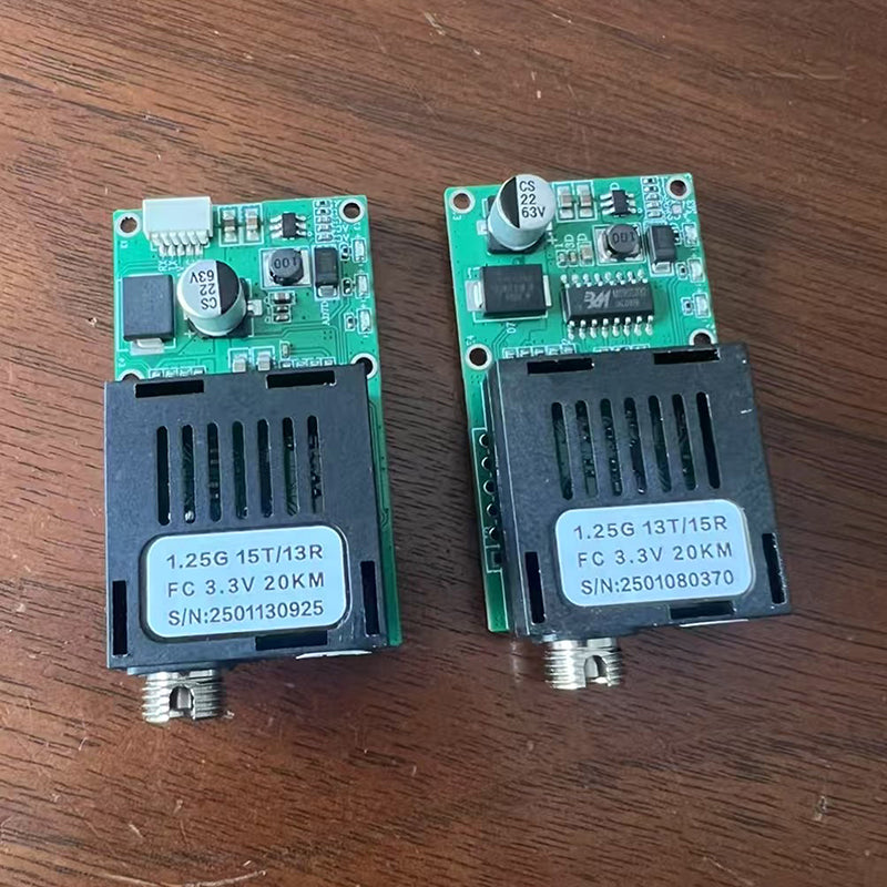 960P HD Video with 1 TTL over Fiber Optical transceiver FC Singlemode Up 20Km for FPV drone