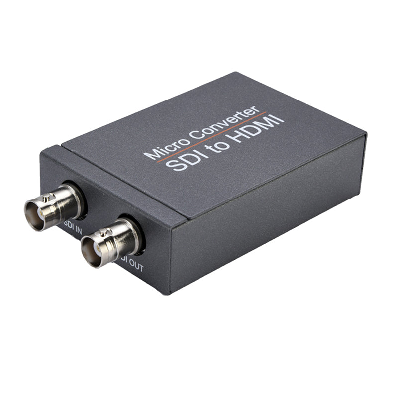 Adaptador Convertidor Micro SDI a HDMI, Soporta 3G HD SDI, 1 Unidad