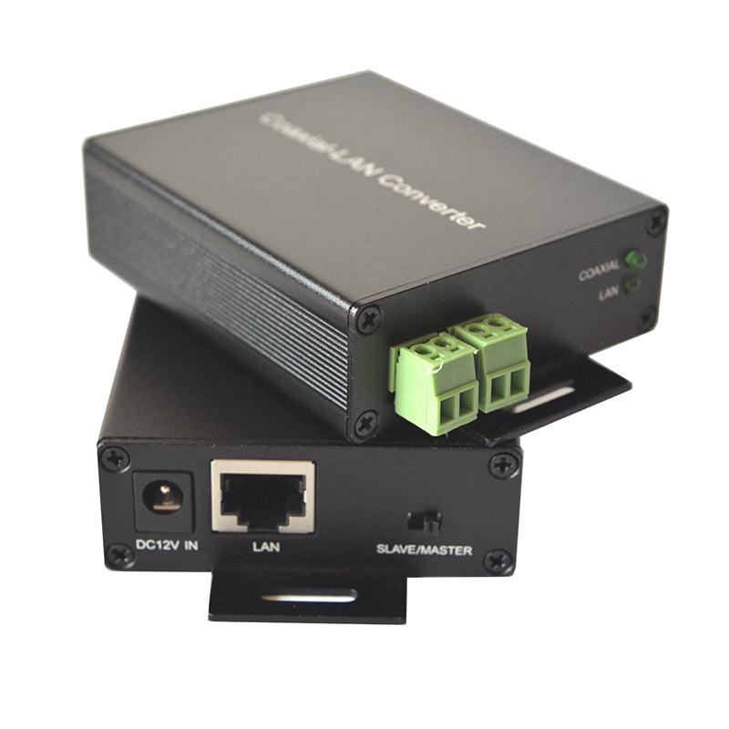 Ethernet over Twisted pair Extender Converters 2 Pack, Long transmission distance up to 2Km for HD Network IP Camera, webcam