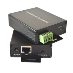 Ethernet over Twisted pair Extender Converters 2 Pack, Long transmission distance up to 2Km for HD Network IP Camera, webcam