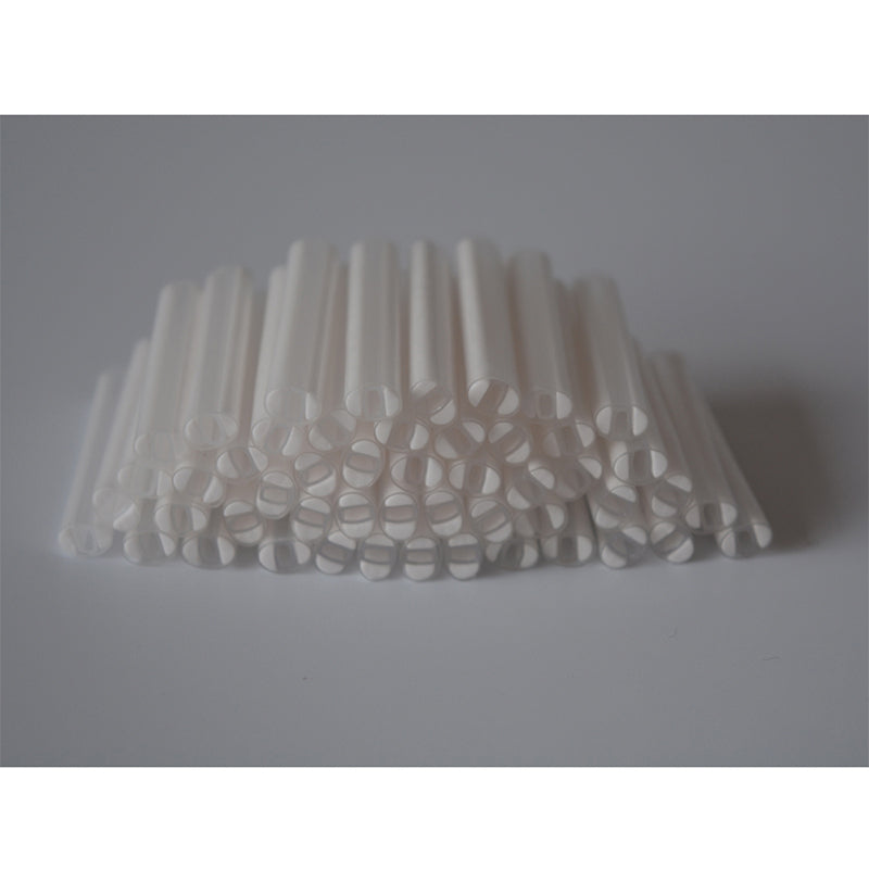 Ribbon Mass Fiber optic Splice Fusion Protection sleeves Clear, Dual ceramic D-shape strength,  100pcs
