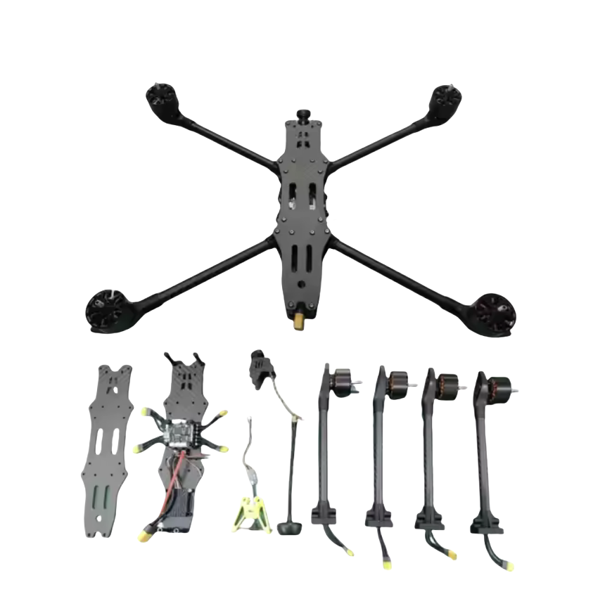 Drones FPV de Largo Alcance de 10 Pulgadas, Motor 3115-900kv F405 6S-80A, 5.8G 3W Hasta 3kg de Carga Útil, Montaje Rápido
