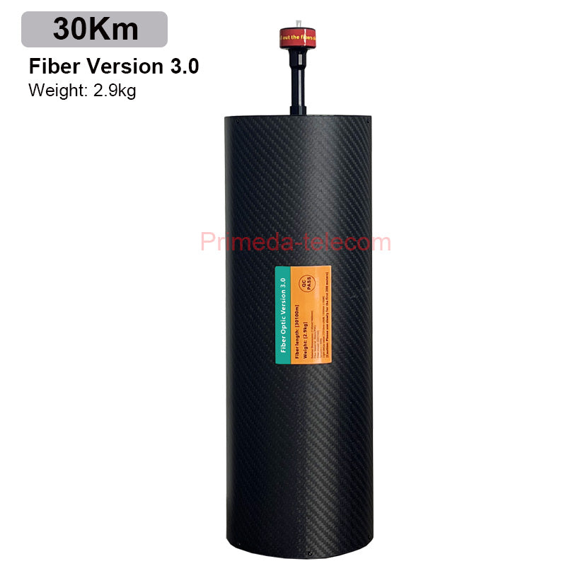 FPV Drones Optical Fiber Image Data Module Relay Extender Optical Link Sky up to 3Km/5Km/10Km/15Km/20km/25Km/30Km of Wired Signal Transmission Anti-Interference