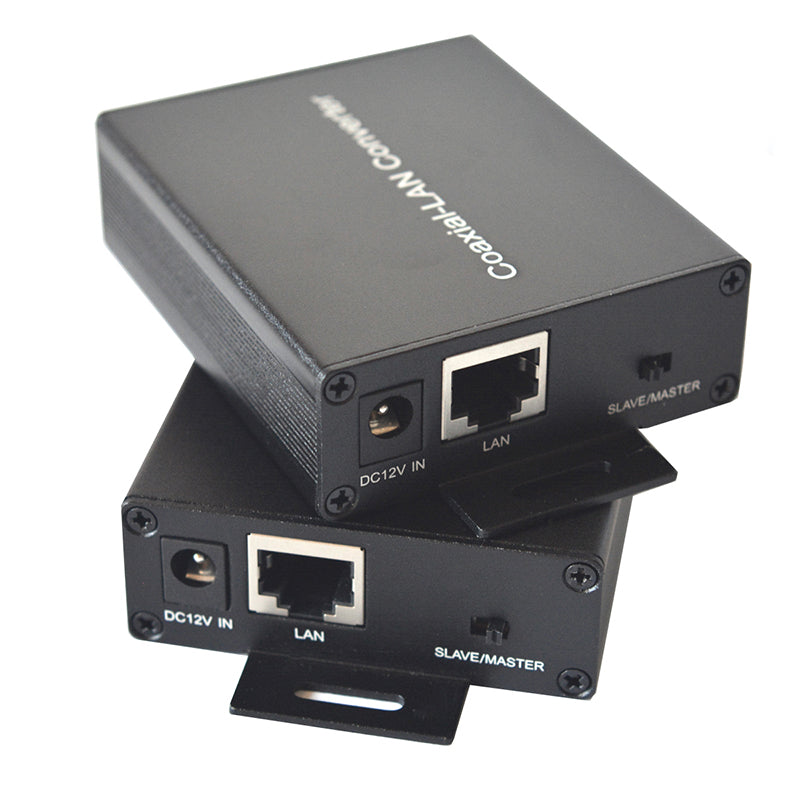 Ethernet over Twisted pair Extender Converters 2 Pack, Long transmission distance up to 2Km for HD Network IP Camera, webcam