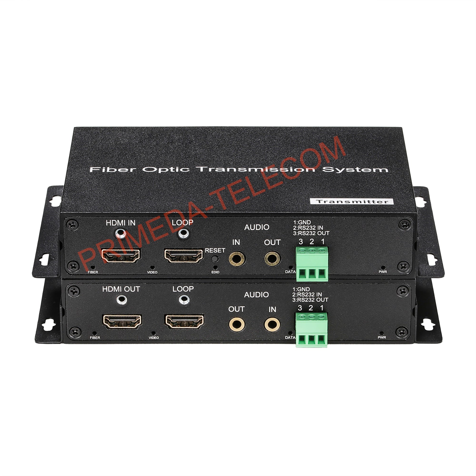 4K HDMI Over Fiber Converter LC with independent 3.5mm audio and RS232 485 Singlemode up 10Km Uncompressed 10G SFP Transceiver Included up 4K@60Hz High quality A Pair