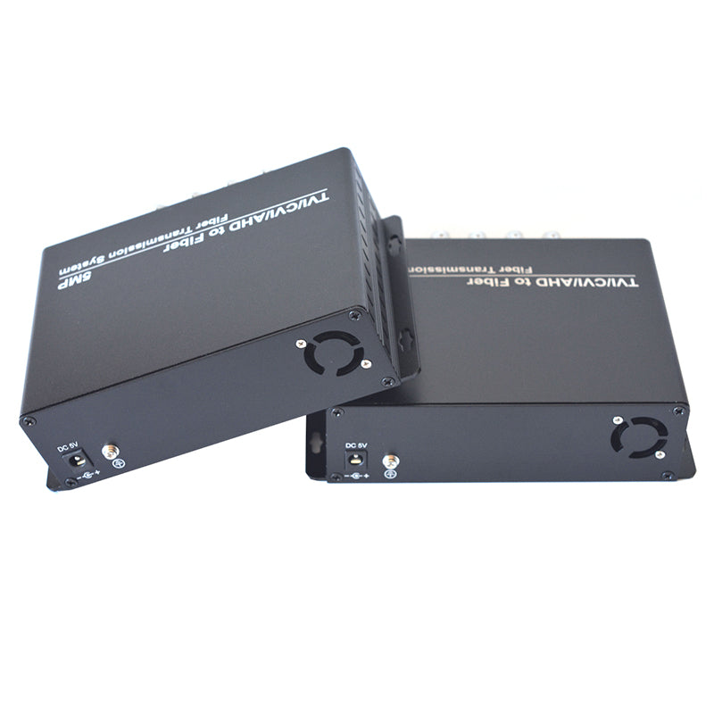 5MP Video over Fiber optic Converters,BNC coax HD Video to fiber extenders, Support 5MP 4MP 3MP 2MP 1080p TVI CVI AHD HD Camera, A pair