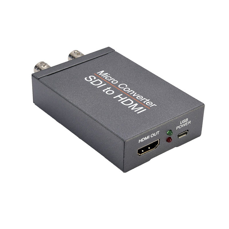 Adaptador Convertidor Micro SDI a HDMI, Soporta 3G HD SDI, 1 Unidad