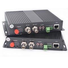 Convertidores de medios de fibra óptica multifunción 3G-SDI, vídeo, audio, Ethernet, RS485 sin comprimir, monomodo 20 km, multimodo 500 m, compatible con HD-SDI, SD-SDI