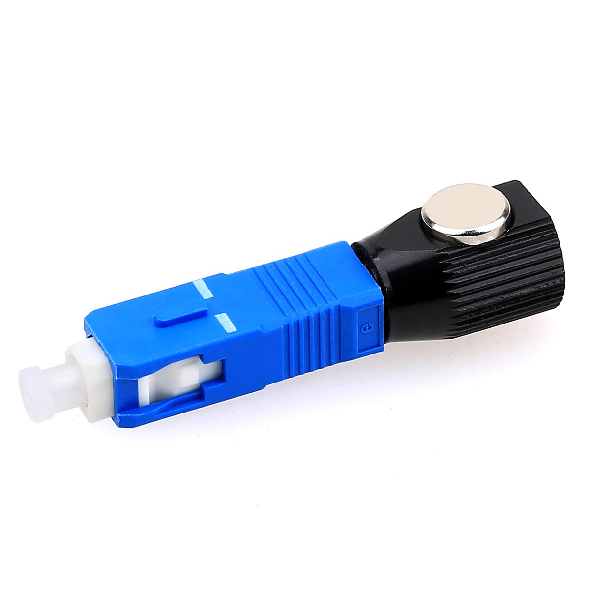 SC ST LC Bare Fiber Round Type Adapter UPC APC Bare Fiber Adapter for Fiber Optic Connection FTTH