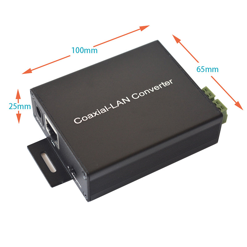 Ethernet over Twisted pair Extender Converters 2 Pack, Long transmission distance up to 2Km for HD Network IP Camera, webcam