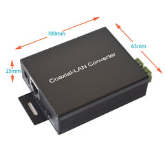 Ethernet over Twisted pair Extender Converters 2 Pack, Long transmission distance up to 2Km for HD Network IP Camera, webcam