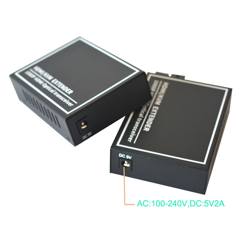 HDMI over Fiber Extenders,1080p HDMI to Fiber Converters -SC Single Mode single fiber up 20Km Uncompressed,A Set