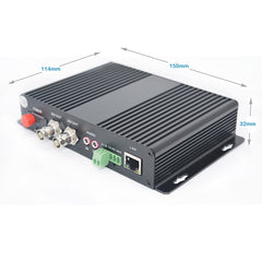 Convertidores de medios de fibra óptica multifunción 3G-SDI, vídeo, audio, Ethernet, RS485 sin comprimir, monomodo 20 km, multimodo 500 m, compatible con HD-SDI, SD-SDI