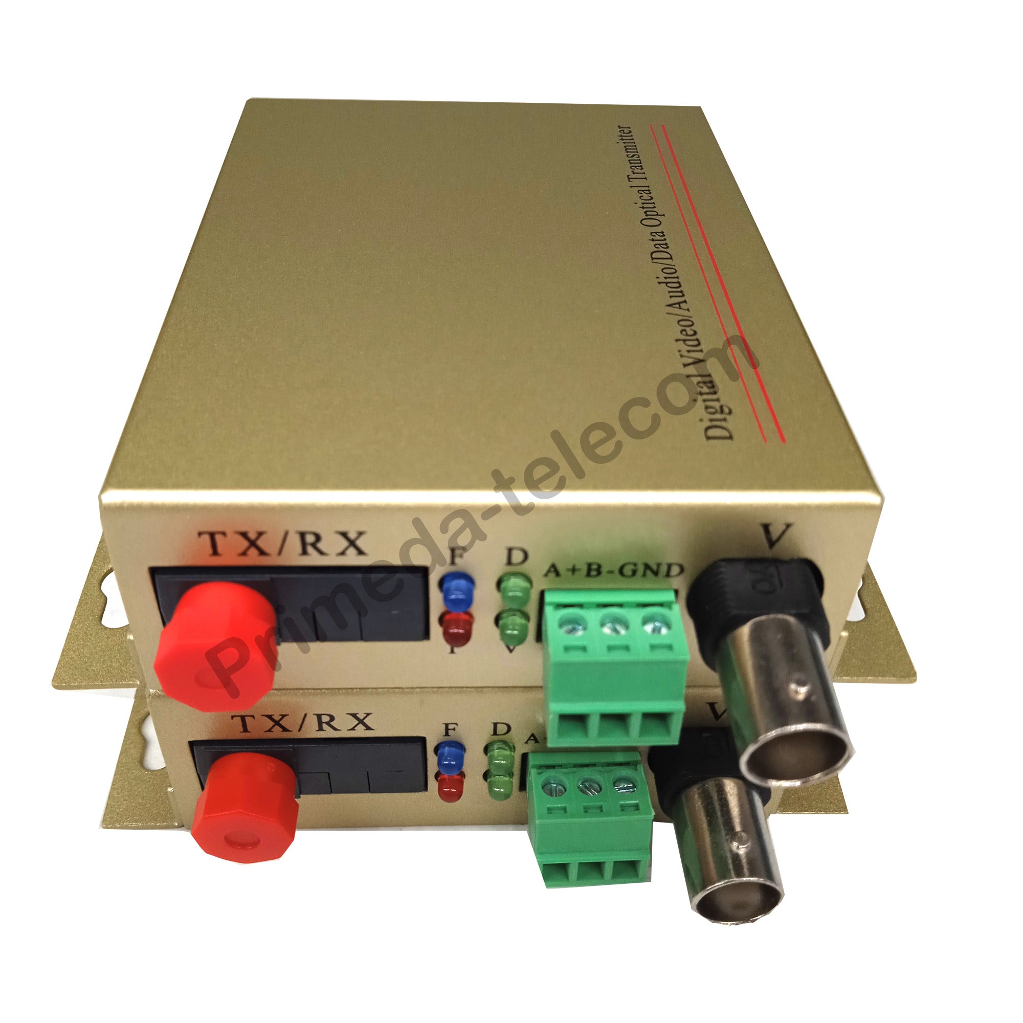 1 Port Video over Fiber Optic Converters with RS485 data for PTZ, A set,Optical SC, Singlemode and Multimode. Support Analog camera PAL, NTSC, SECAM