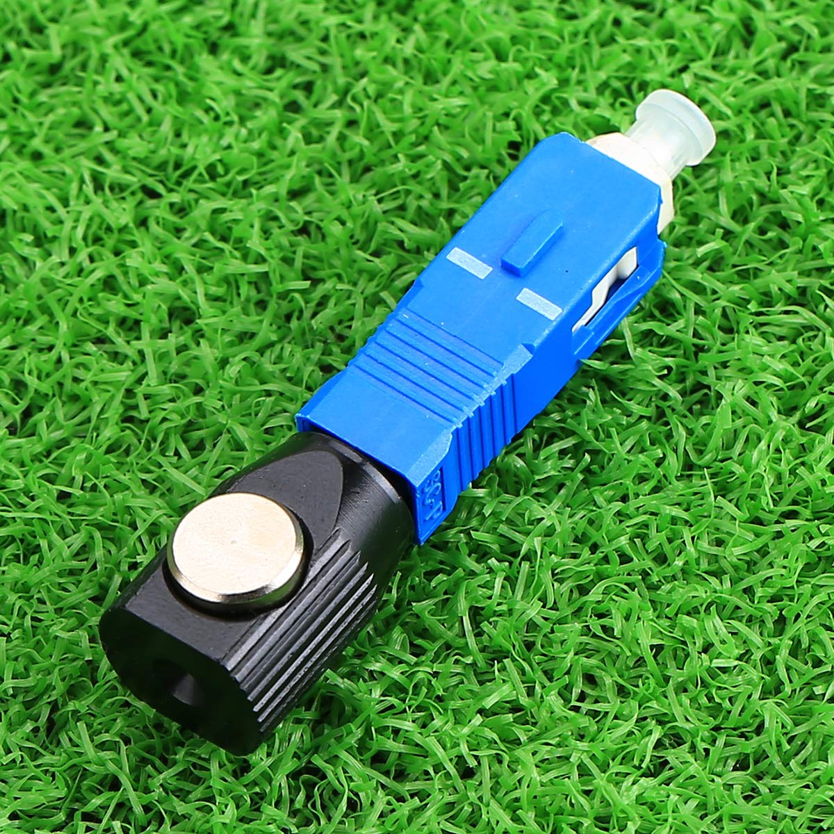 SC ST LC Bare Fiber Round Type Adapter UPC APC Bare Fiber Adapter for Fiber Optic Connection FTTH